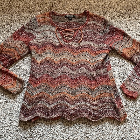 Noble Outfitters Sweaters - Noble Outfitters Sweater Womens XL Multicolor Long Sleeve Equestrian Apparel